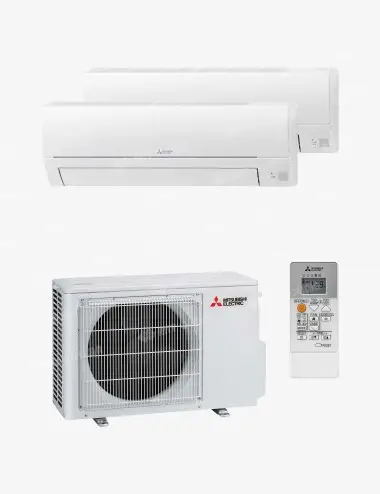 Aparat aer conditionat multisplit Mitsubishi Electric 2 unitati interne MXZ-2HA50VF + 2 x MSZ-HR25VFK
