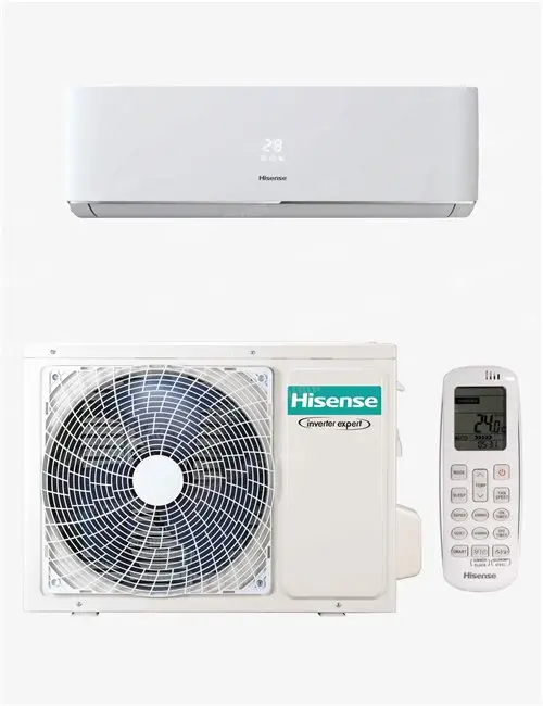 Aparat aer conditionat de perete Hisense DJ25LE0BG + DJ25LE0BW 9000 BTU, Inverter, A++/A+, R32, Wi-Fi