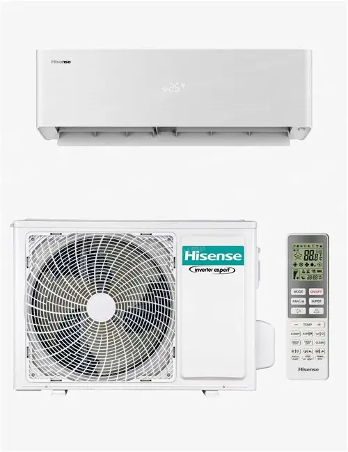 Aparat aer conditionat de perete Hisense QH35XV3AG + AS35XV4EW 12000 BTU, Inverter, Clasa A+++/A+++, R32, Wi-Fi