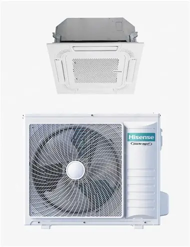 Aparat aer conditionat tip caseta 4 directii Hisense ACT60UR4RJC8 + AUW60U4RK8 21000 BTU, Inverter, Clasa A++/A+, R32