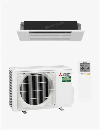 Aparat aer conditionat tip caseta 1 directie Mitsubishi Electric MLZ-KP35VF + SUZ-M35VAVA 12000 BTU, Inverter, A++/A++, R32