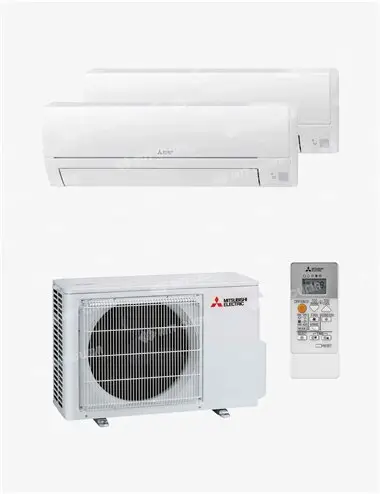 Aparat aer conditionat multisplit Mitsubishi Electric 2 unitati interne MXZ-2HA40VF + 1 x MSZ-HR25VFK + 1 x MSZ-HR35VFK