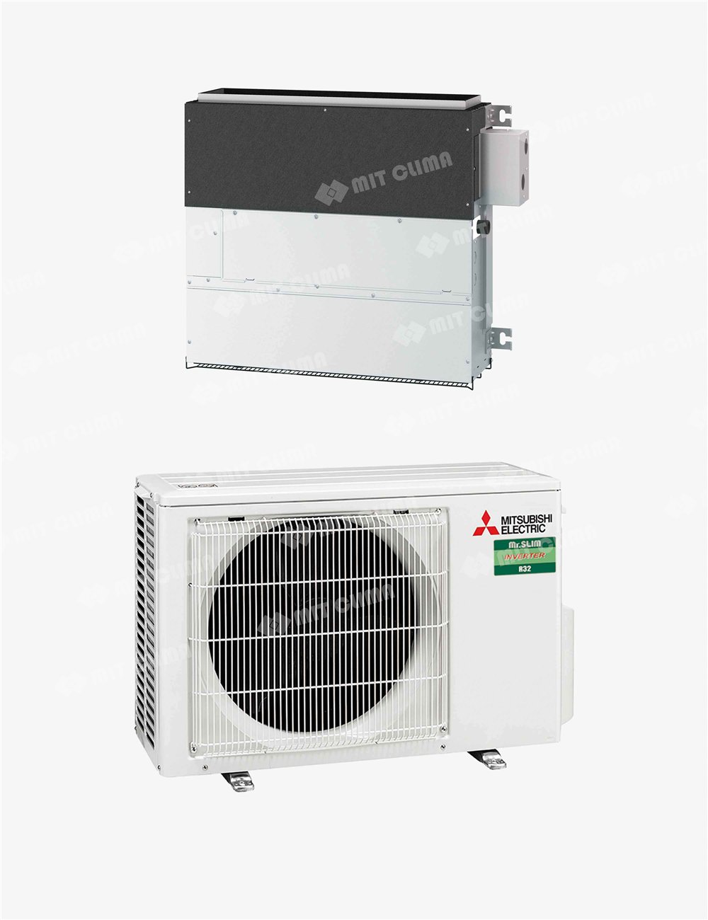 Aparat aer conditionat tip pardoseala Mitsubishi Electric SFZ-M35VAVA + SUZ-M35VAVA 12000 BTU, Inverter, A++/A+, R32