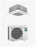 Aparat aer conditionat tip caseta 4 directii Mitsubishi Electric PLA-ZM35EA2 + PUZ-ZM35VKA2 12000 BTU, A++/A++, R32