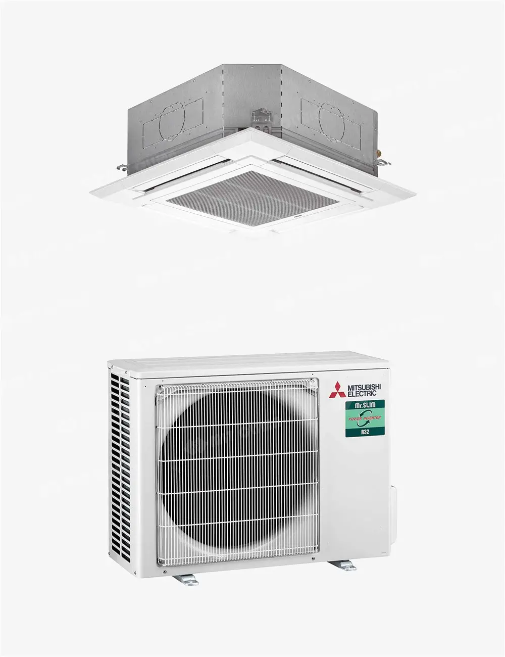 Aparat aer conditionat tip caseta 4 directii Mitsubishi Electric PLA-ZM35EA2 + PUZ-ZM35VKA2 12000 BTU, A++/A++, R32