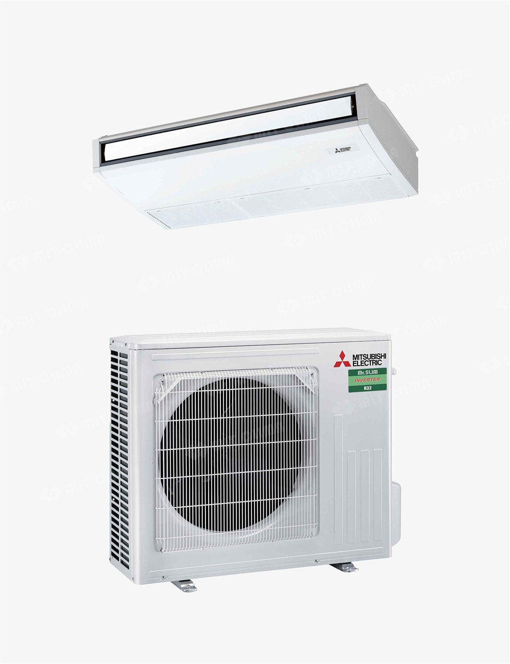 Aparat aer conditionat de tavan Mitsubishi Electric PCA-M50KA2 + SUZ-M50VAVA 18000 BTU, Inverter, A+/A+, R32