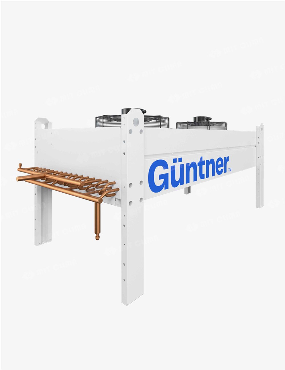 Dry Cooler Guntner Flat COMPACT GOHC, Agent frigorific Ulei, Capacitate 5-548 kW, Orizontal