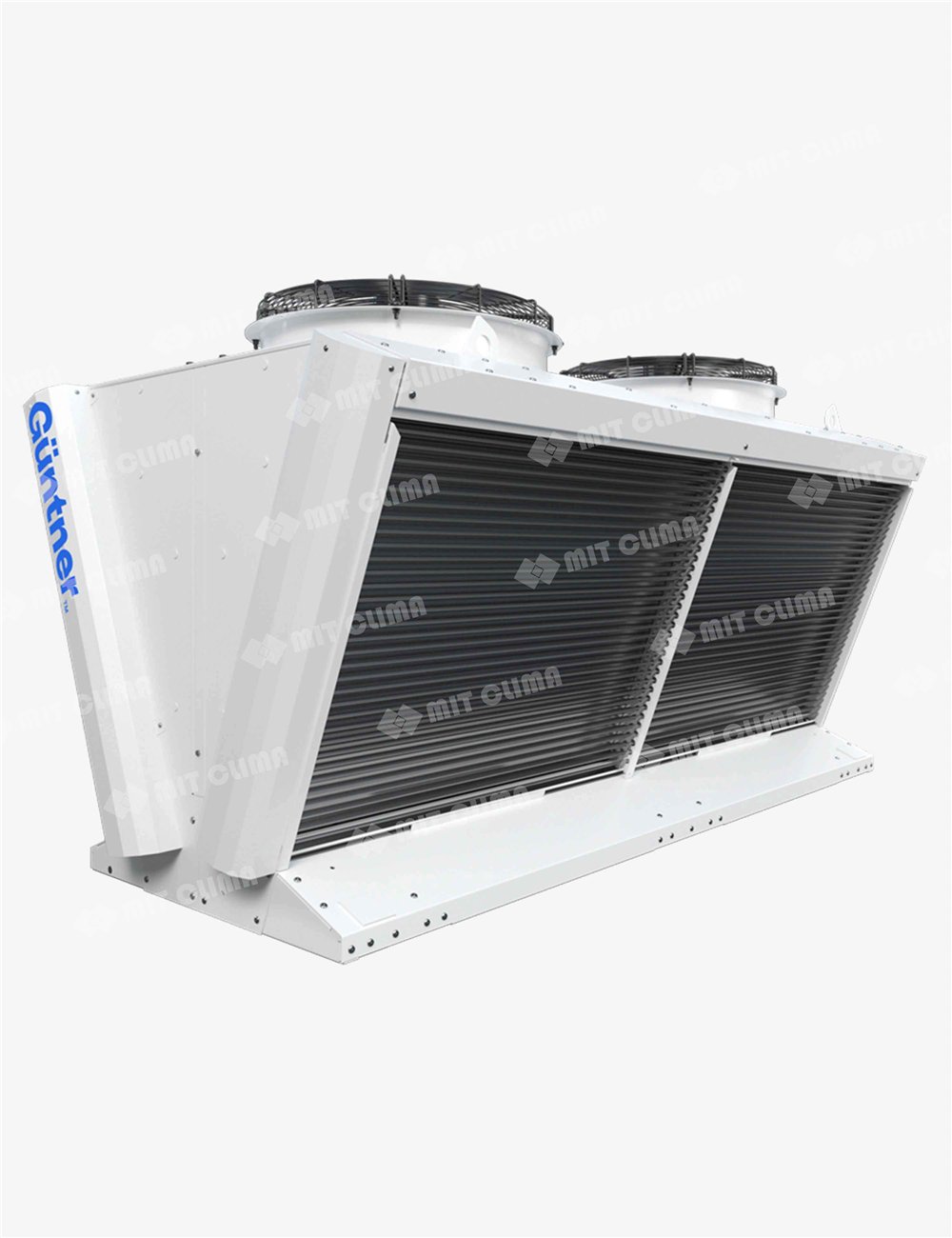 Dry Cooler Guntner V-shape COMPACT GCDC, Agent frigorific HFC, Capacitate 13-440 kW, V-Shape&Racire adiabatica hydroblu