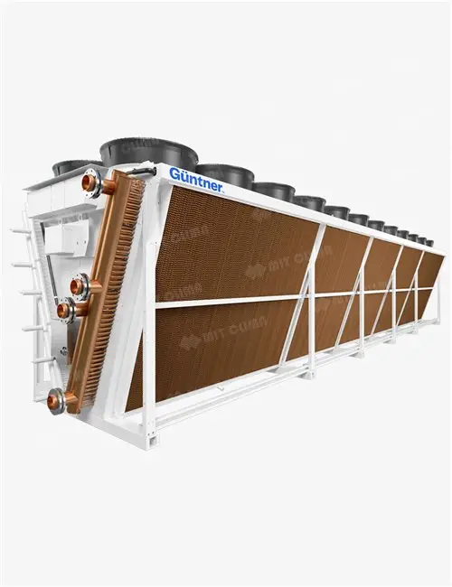 Dry Cooler Guntner V-shape VARIO GFW, Agent frigorific Fluid, Capacitate 47-740 kW, V-Shape&Racire adiabatica hydroblu