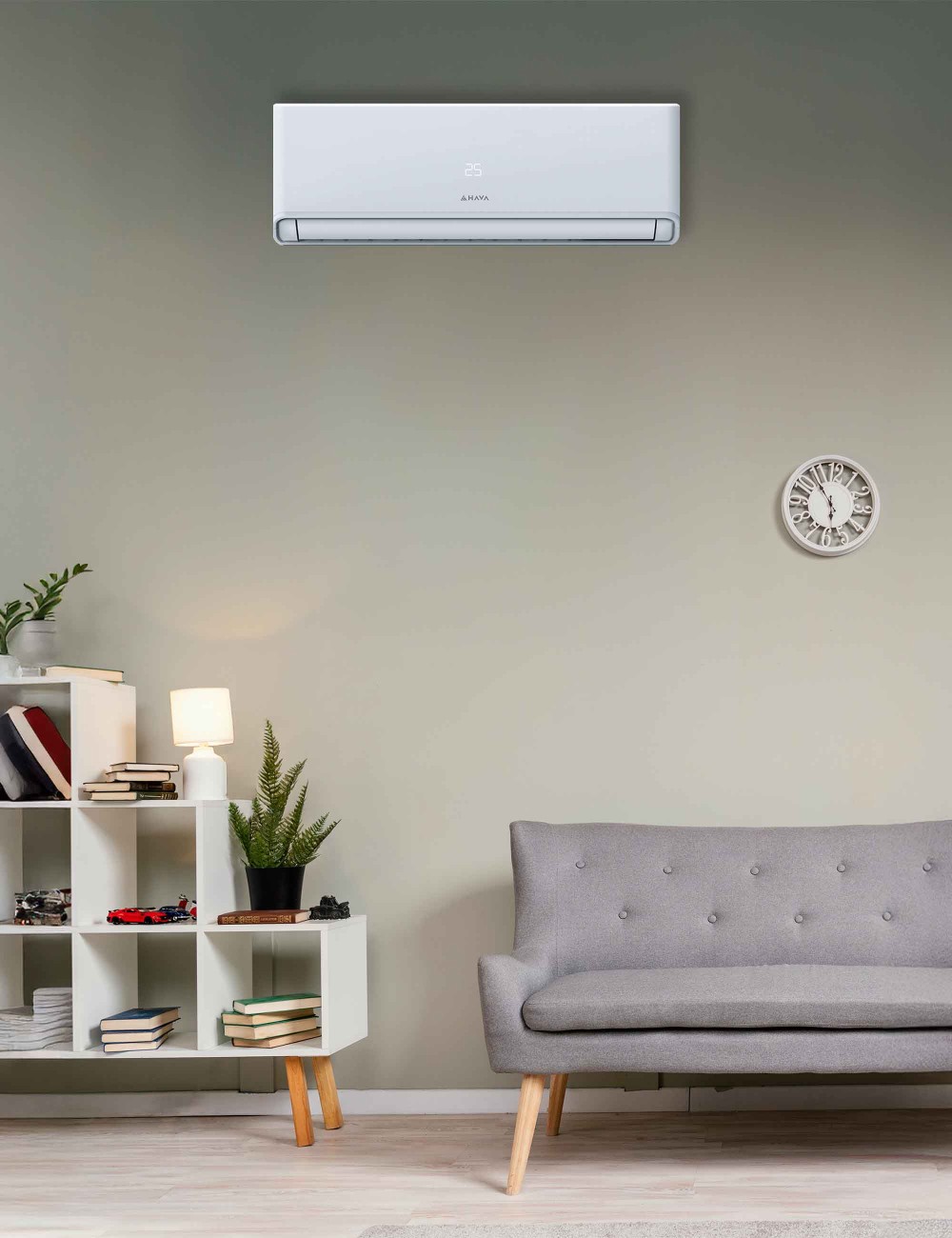 Aer conditionat HAVA HMI-24SPK1 + HME-24SPK1 24000 BTU, kit instalare, Wi-Fi, A++ racire, A+/A+++incalzire