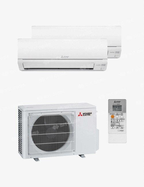 Aparat aer conditionat multisplit Mitsubishi Electric 2 unitati interne MXZ-2HA50VF + 1 x MSZ-DW25VF + 1 x MSZ-DW50VF