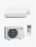 Aparat aer conditionat multisplit Mitsubishi Electric 2 unitati interne MXZ-2HA50VF + 2 x MSZ-DW25VF