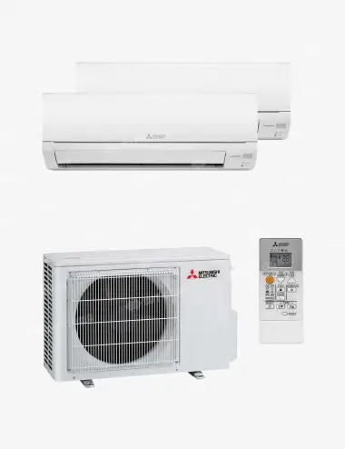 Aparat aer conditionat multisplit Mitsubishi Electric 2 unitati interne MXZ-2HA40VF + 1 x MSZ-DW25VF + 1 x MSZ-DW35VF