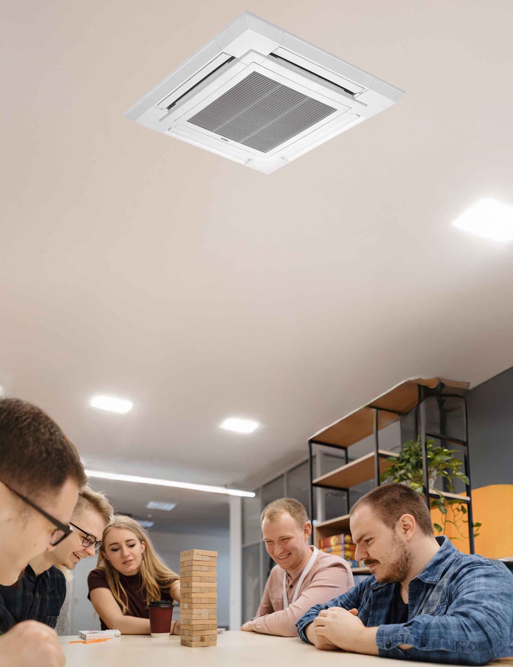 Aer conditionat tip caseta cu 4 directii Mitsubishi Electric PLA-SM125EA + PUZ-SM125VKA 42000 BTU, R32