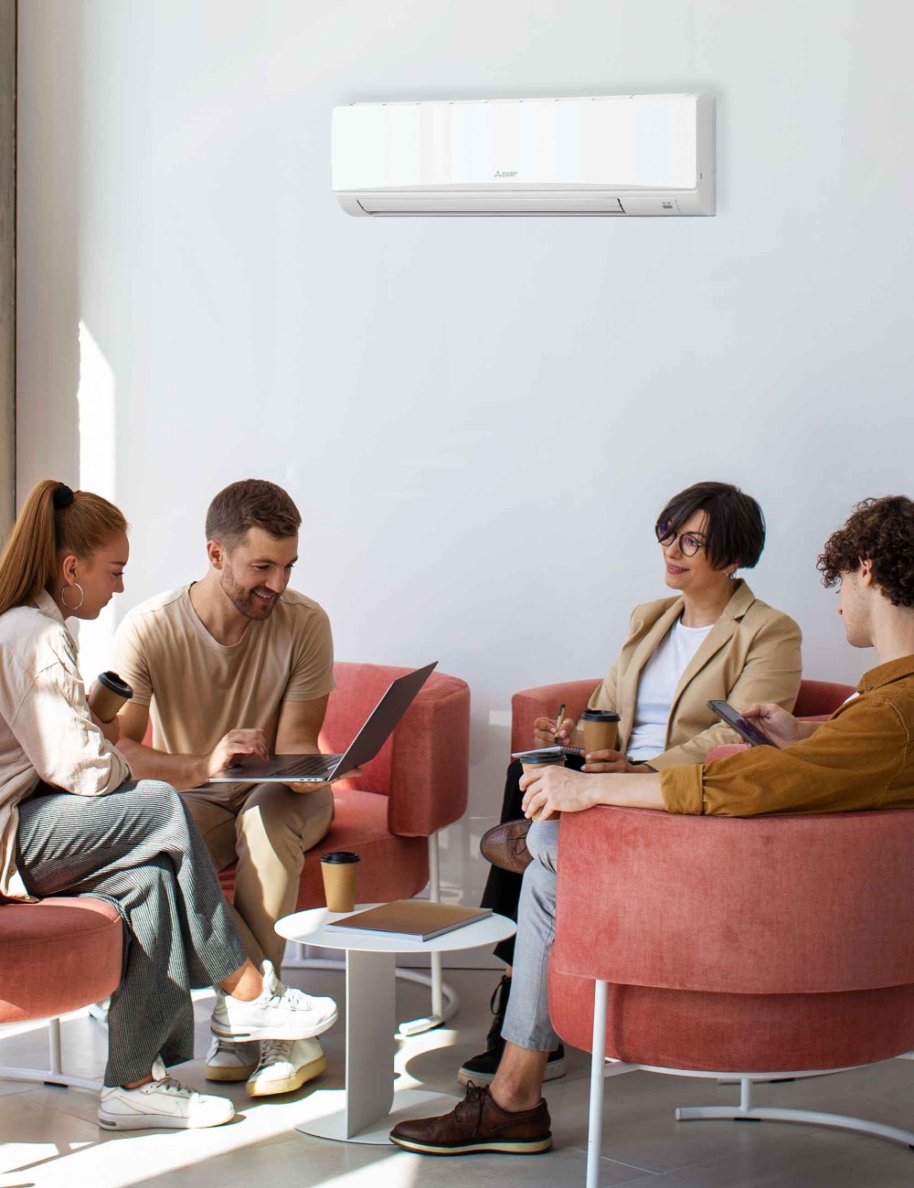 Aparat aer conditionat tip perete Mitsubishi Electric PKA-M35LAL2 + PUZ-ZM35VKA2 12000 BTU, Inverter, A++/A+, R32