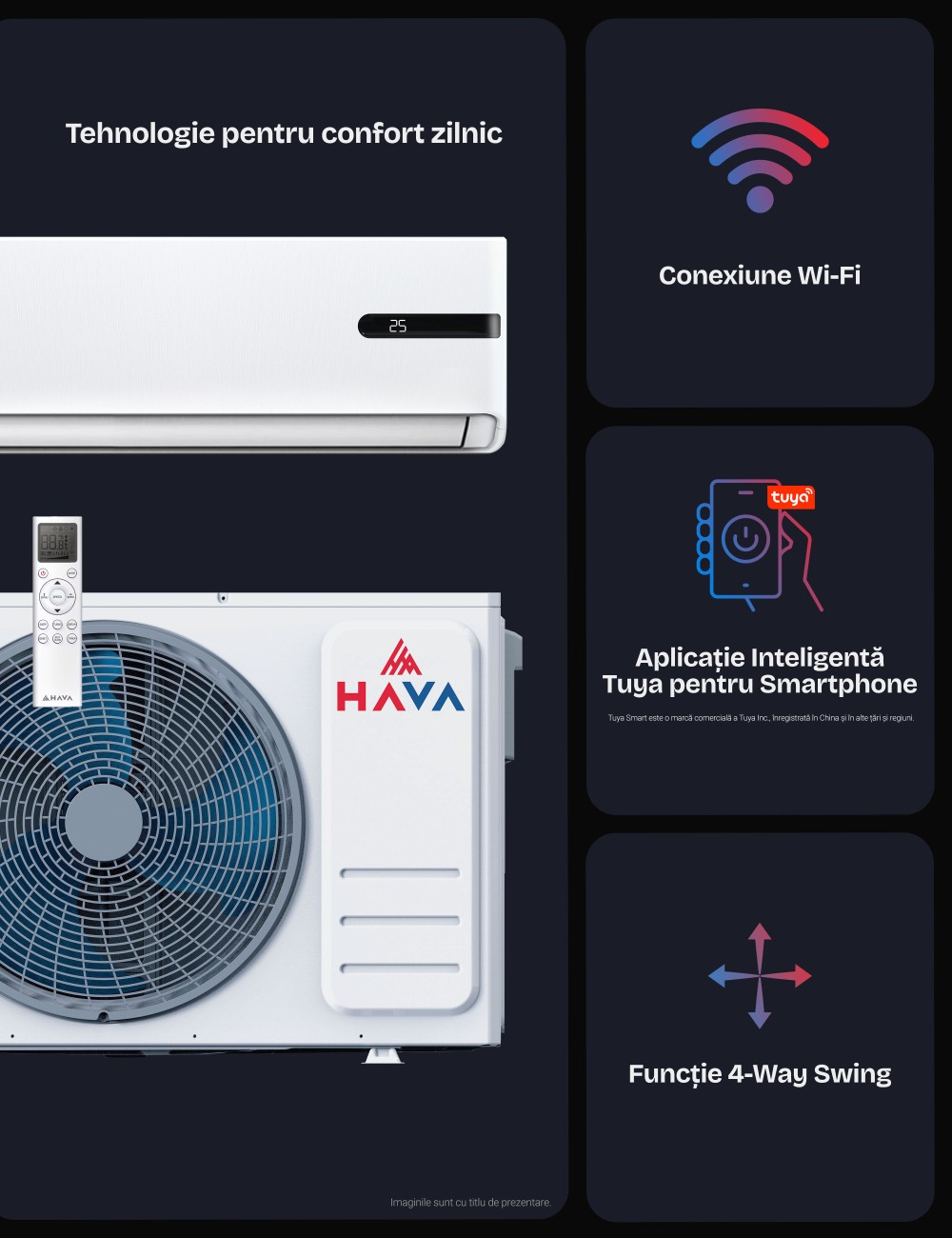 Aer Condiționat HAVA HMI-18CM 18000 BTU Inverter | MIT Clima
