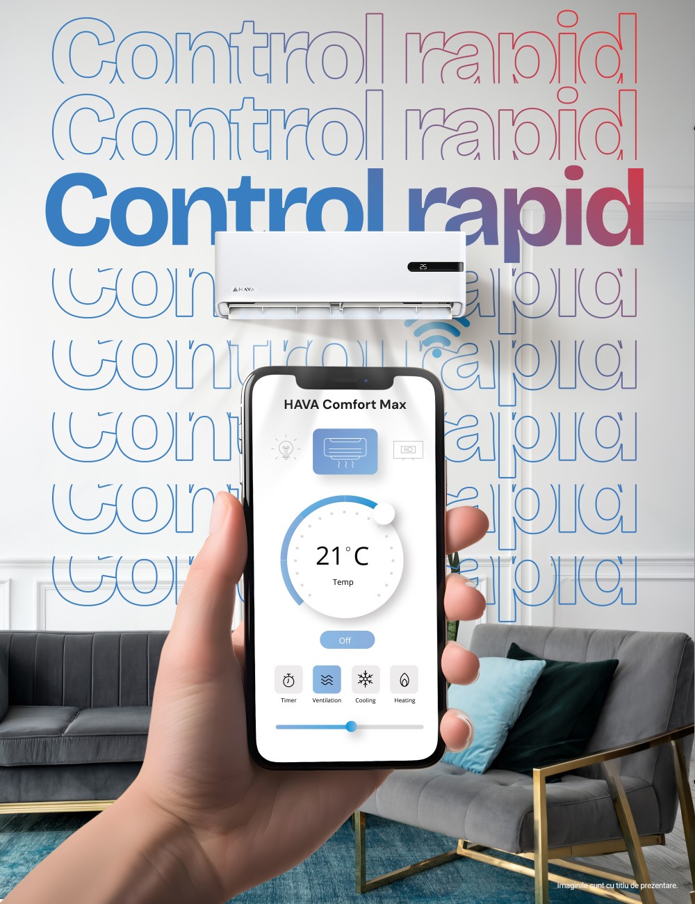 Aer Condiționat HAVA HMI-18CM 18000 BTU Inverter | MIT Clima